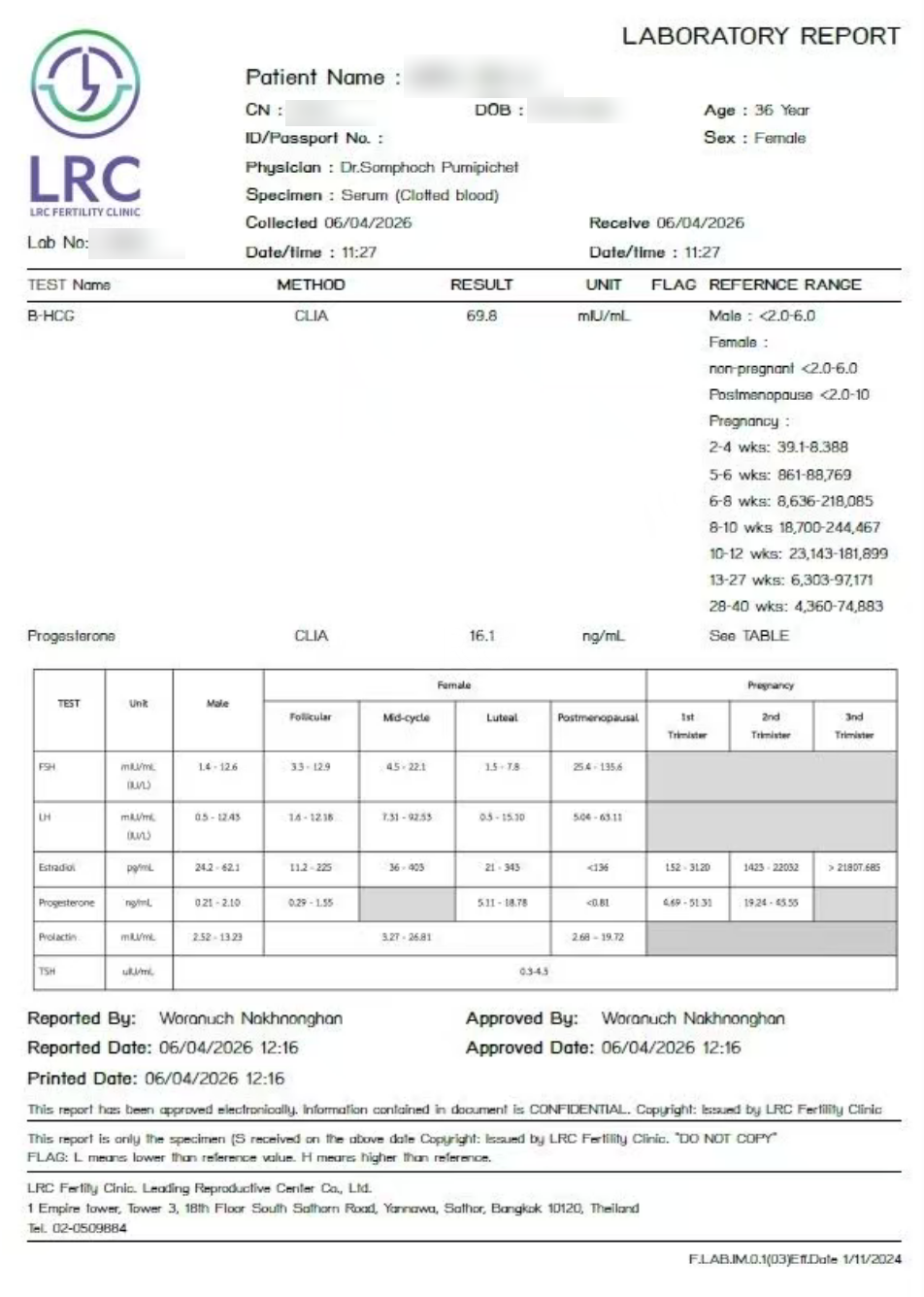 男方69岁重度弱精翻盘！LRC DGC高密梯度离心法+个性化促排方案，6周见胎心